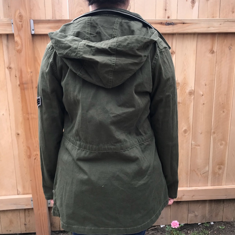 New Monarda Patchwork Utility Jacket Medium - image 6